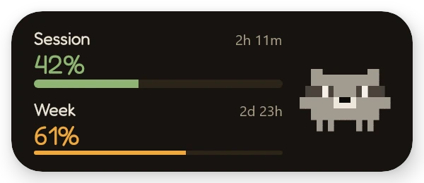 Widget compacto
